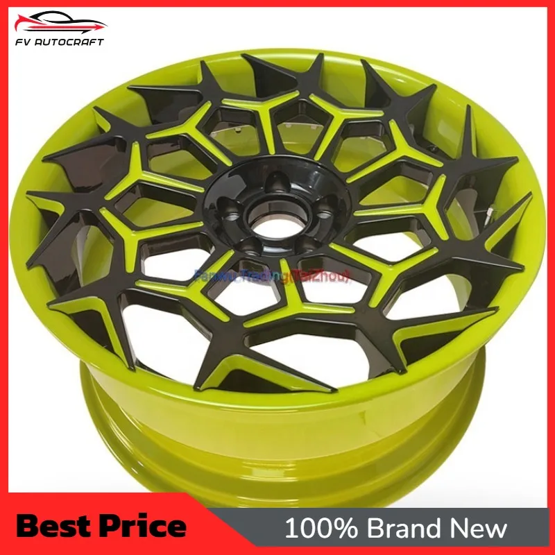 【2026】5X108 5X120 5X11435x112 18 Inch Black Alloy Deep Dish Forged Wheels For Cars
