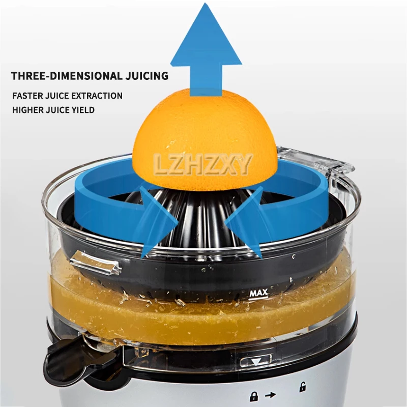ไฟฟ้าส้ม EXTRACTOR ผลไม้ในครัวเรือน Squeezer เครื่อง 400ML ขนาดใหญ่ความจุเครื่องคั้นน้ํา Orange Lemon EXTRACTOR ในครัวเรือน