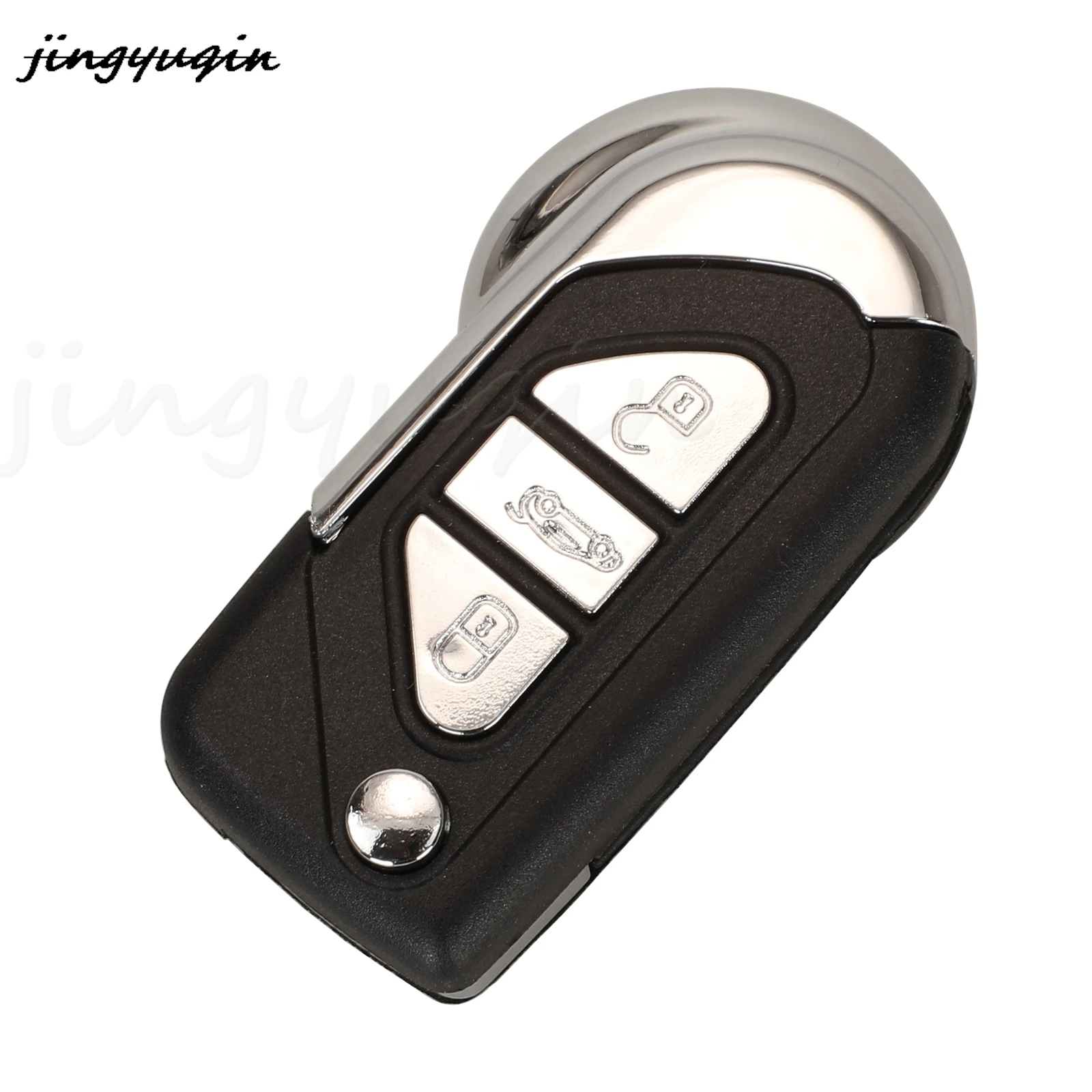 Jingyuqin 2/3 Bottoni Flip Pieghevole Chiave A Distanza Dell\'automobile Borsette Caso Fob Per Citroen DS3 Con Uncut VA2 Lama Della Copertura