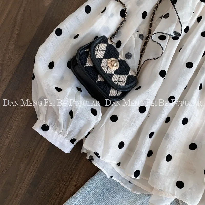 Female Spring Summer Korean Fashion Office Lady All-match Ruffles Women Shirts Appear Thin Loose Pullover Long Sleeve Top Tee