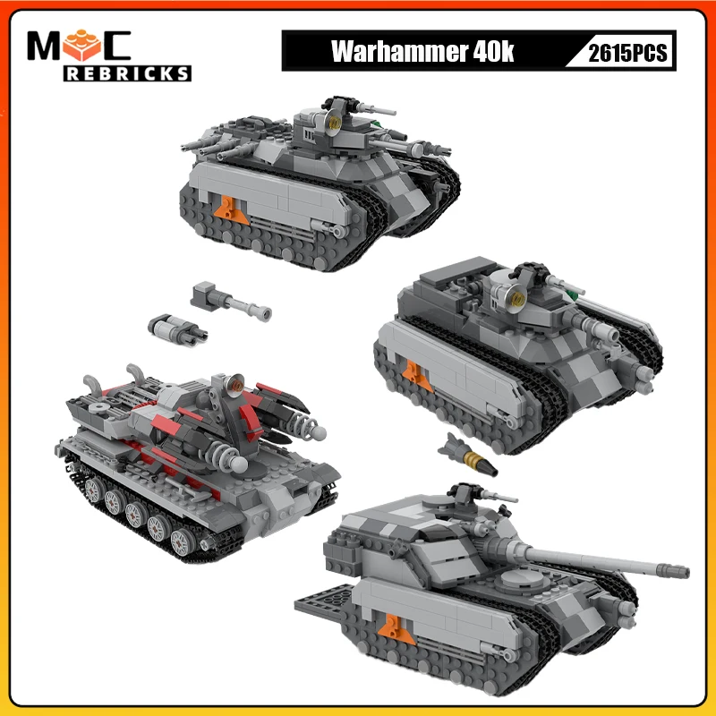 MOC Building Block Astra Militarum Hellhound Bane Wolf Chimera Basilisk Sovjet Tank Model Originality Brick Toy Xmas Gifts
