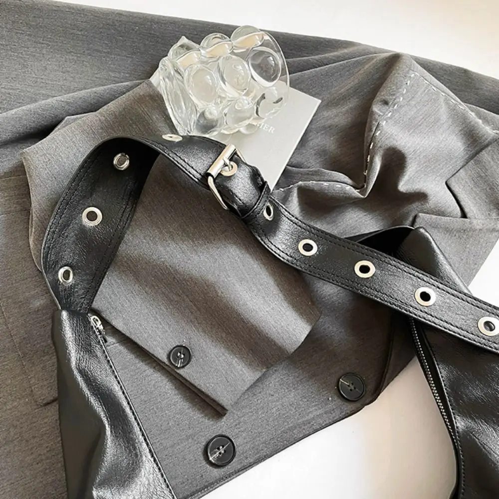 

Fashion Metal Stud Rivet Shoulder Bag Spicy Girl Punk Style Underarm Bag Handbag Retro American Style Tote Bag Daily