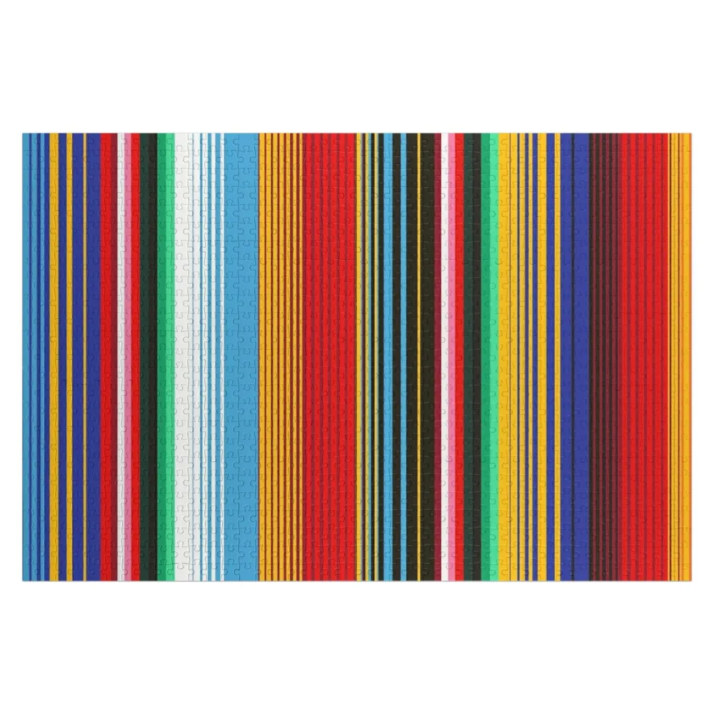 Mexican Serape Jigsaw Puzzle Custom Jigsaw Jigsaw Custom Custom Wood Animals Puzzle