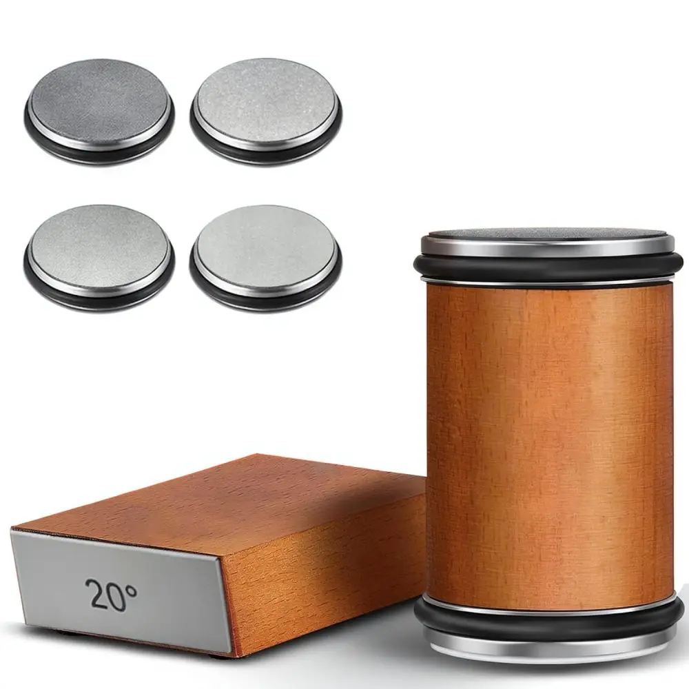 High Quality Aluminum Sharpener Wood Style Roller System Kitchen Tool Stable Base Blade Sharpening Maintenance Unit