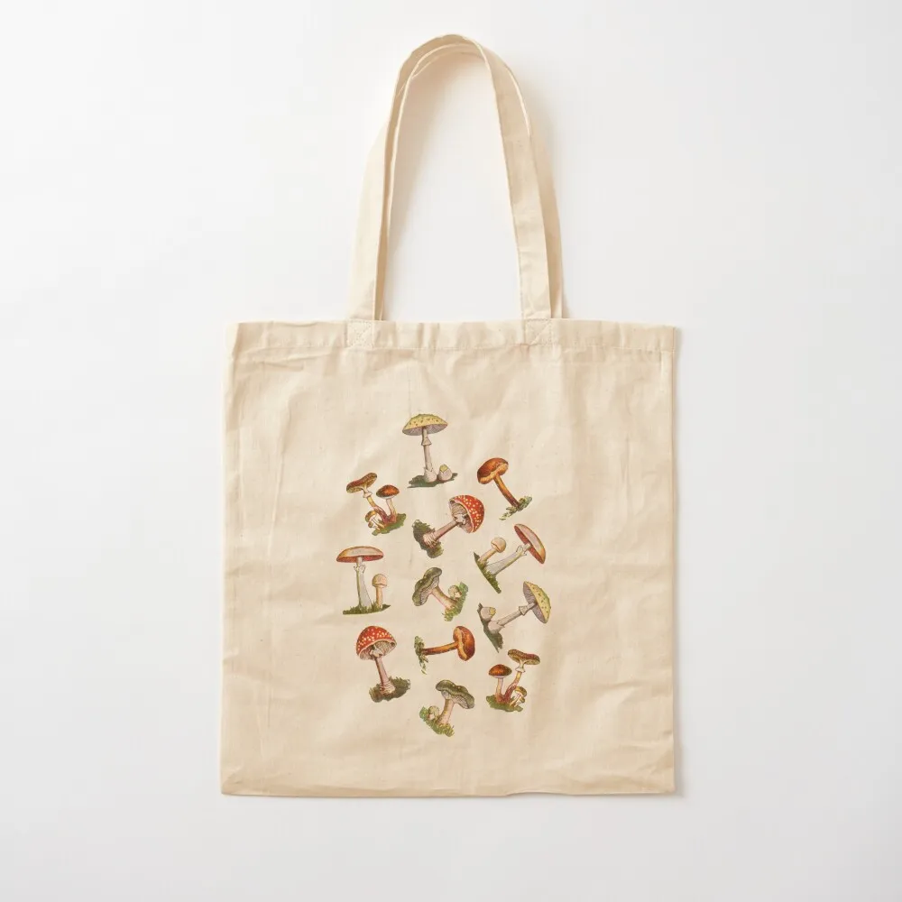 

Mushrooms Tote Bag foldable reusable bag tote bags aesthetic ecological bags Canvas Tote Bag