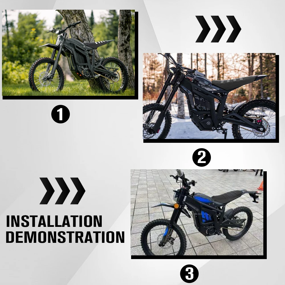 Motorcycle Accessories PVC Seat Cushion Cover Protector Breathable Waterproof Storage For TALARIA MX3 MX4 MX5 Electric Dirt Bike