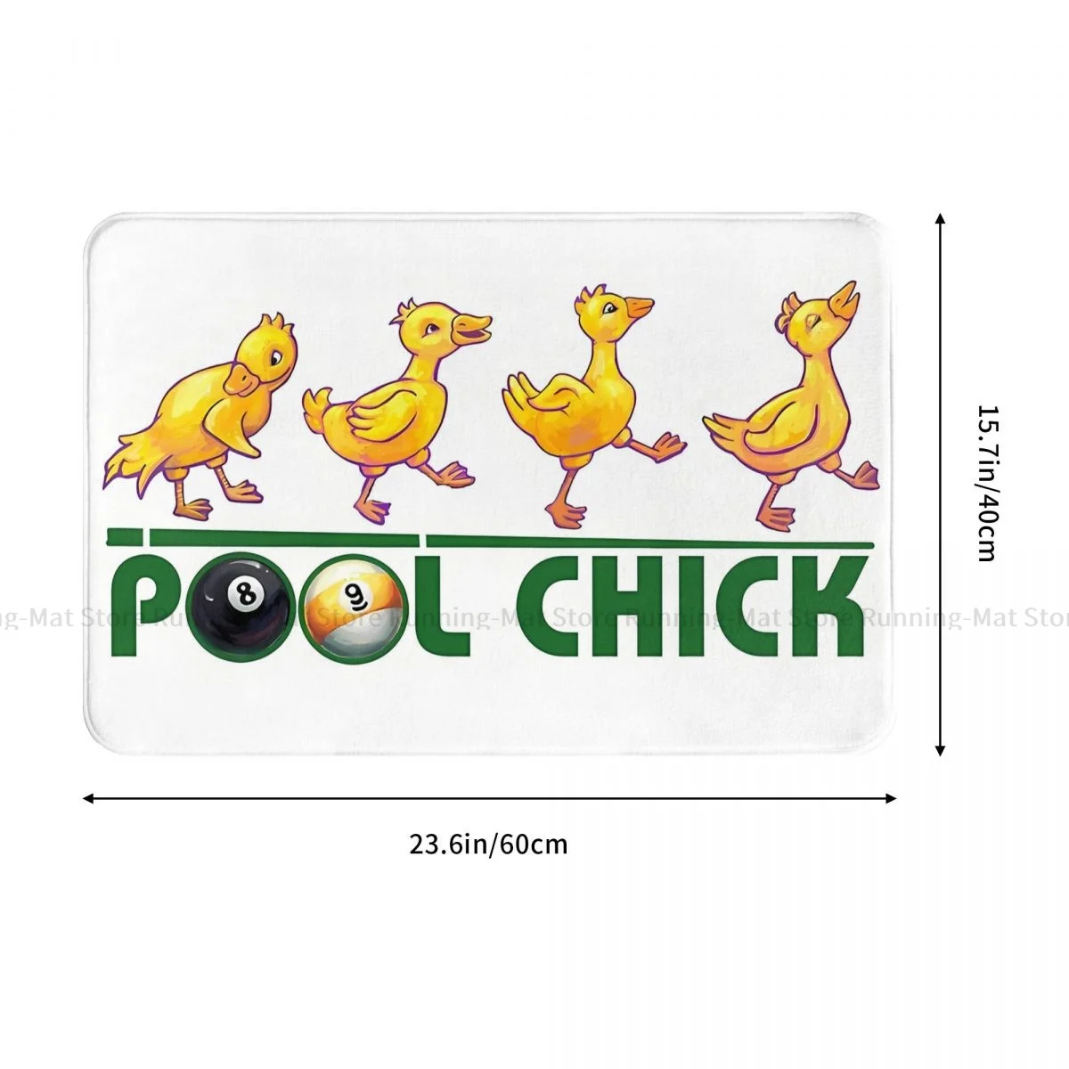 Billiards Cue Sport Pool Snooker Games Non-slip Doormat Chick Living Room Kitchen Mat Outdoor Carpet Flannel Modern Decor