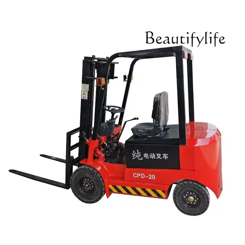 Mounted electric forklift 2 tons 3 tons hydraulic lift stacker loading and unloading truck forklift