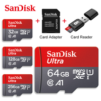 Original SanDisk micro tf sd card 256GB 512GB Memory Card 32GB 64GB Flash Card Class10 TF Card 64GB 128GB A1 U3 for smartphone