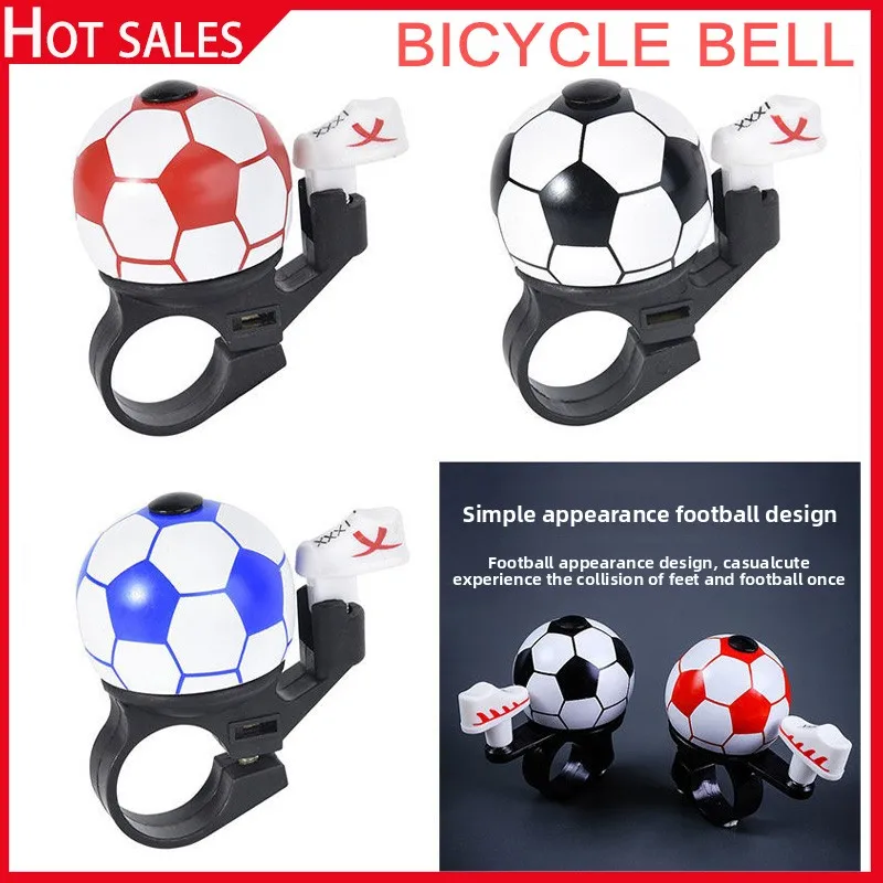Mountain Bike Bell Football Cycling Decoration Super Loud Horn Suitable for Children's Scooters and Road Bike Accessories