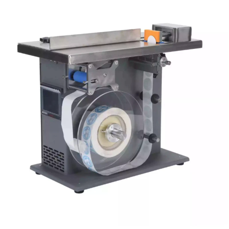 220V/110V Automatic Right Angle Sealing Labeling Machine PLC Micro Control Box Transparent Labeling Machine For 25-30mm/20-50mm