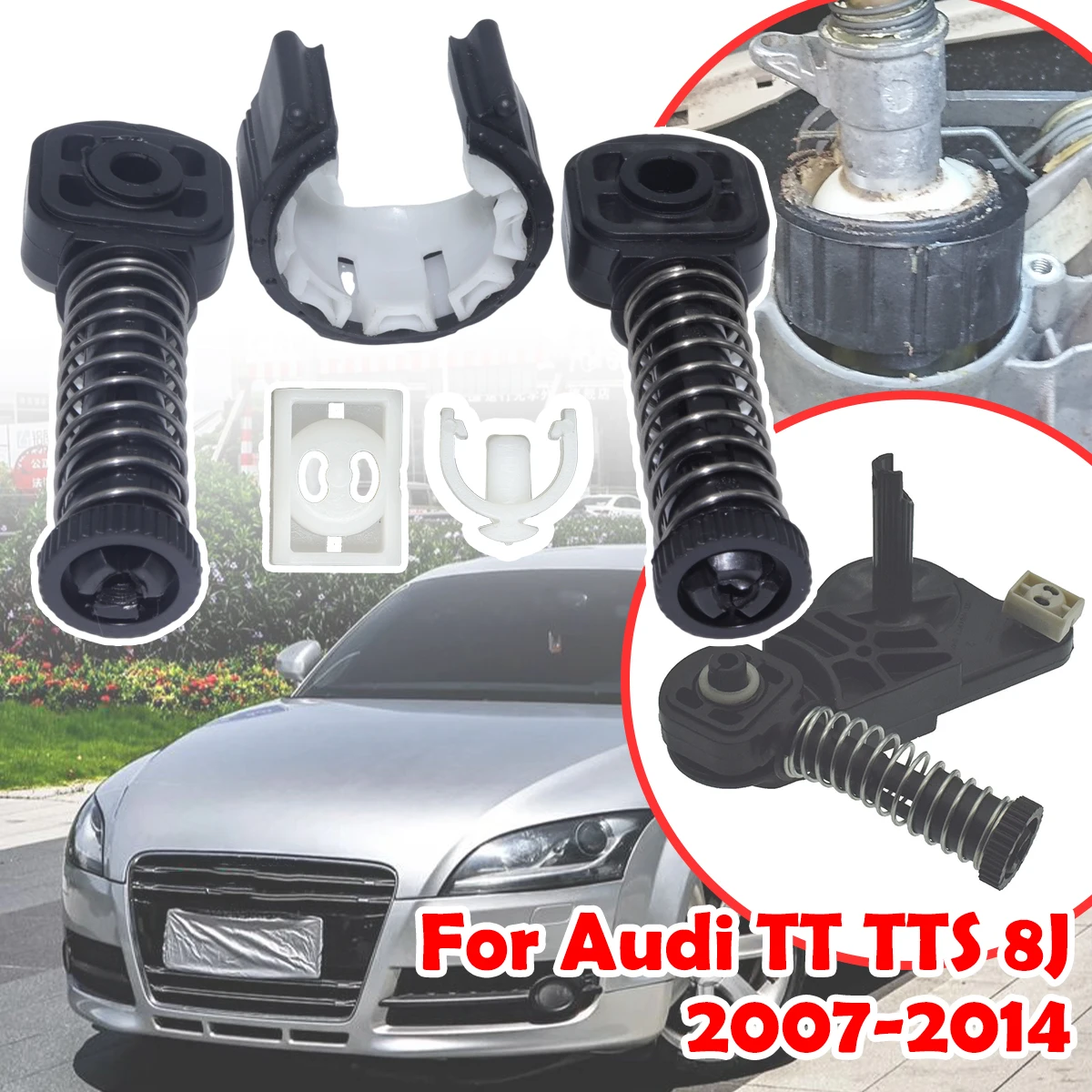 

Manual Shifter Repair Kit For Audi TT TTS 8J 2007-2014 Selector Sliding Shoe Gearbox Enhance Shifter Lever Selector linkage End