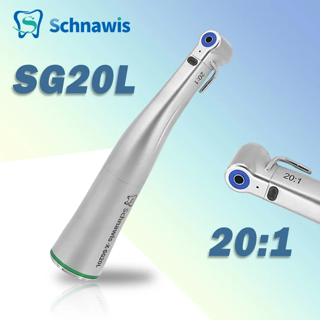 

Dental Implant Motor Handpiece 20:1 Detachable Irrigation System Inner External Water Spray Against Contra Angle Handpiece Fiber