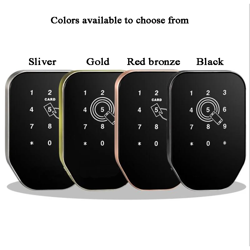 Armadietto intelligente con serratura per armadietto, serratura per cassetto senza chiave, telecomando per telefono TTLOCK, serratura elettrica RFID per palestra Bluetooth