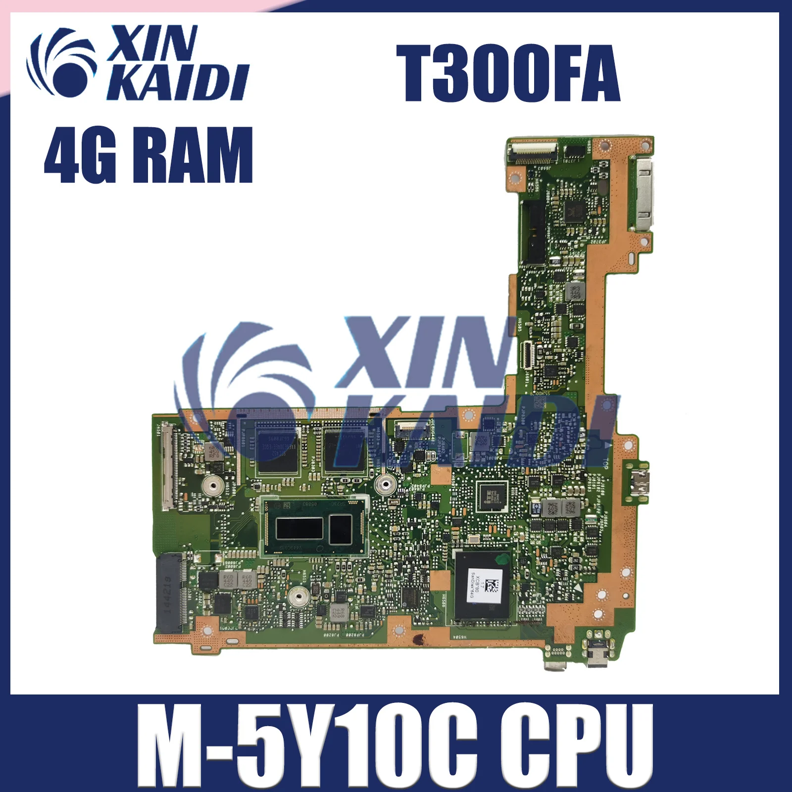 Notebook Mainboard For ASUS T300FA T300F T300 Laptop Motherboard CPU M-5Y10C 4GB-RAM SSD 64G Test 100% OK Systemboard