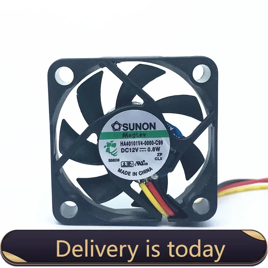 

SUNON Maglev 4010 40mm 40x40x10mm Cooling Fan 4CM HA40101V4-0000-c99 DC12V 0.8W For 3D Printer North Bridge Chip Fan 3pin