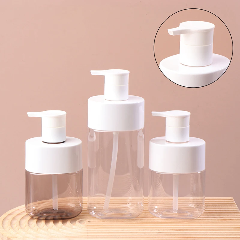 300/500ml Square Soap Dispenser Refillable Empty Bottle Hand Soap Liquid Lotion Shampoo Conditioner Bottle Container Replace