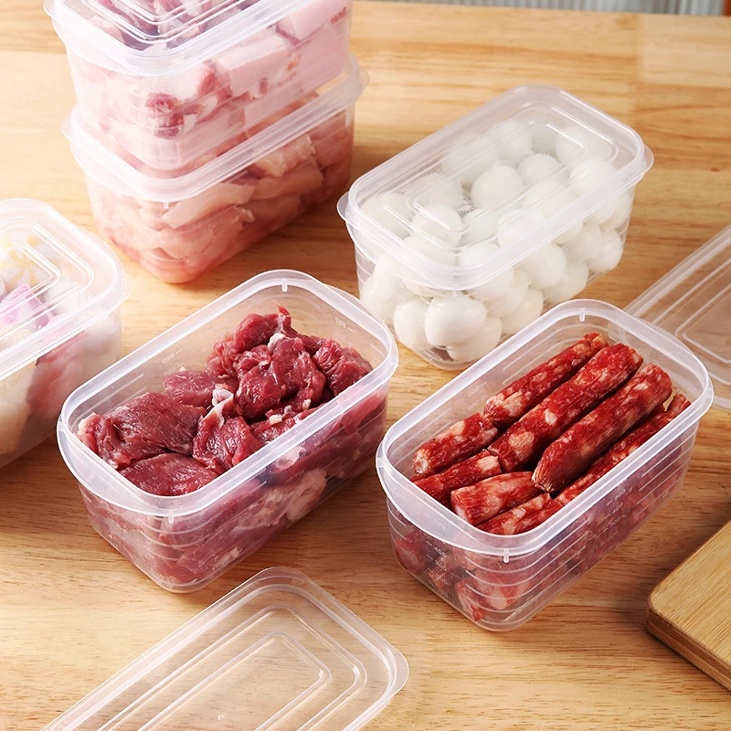 Refrigerator Frozen Meat Box Food Preservation Box Refrigerator Storage Box Food Grade Meat Freezing Box Food Storage Containers