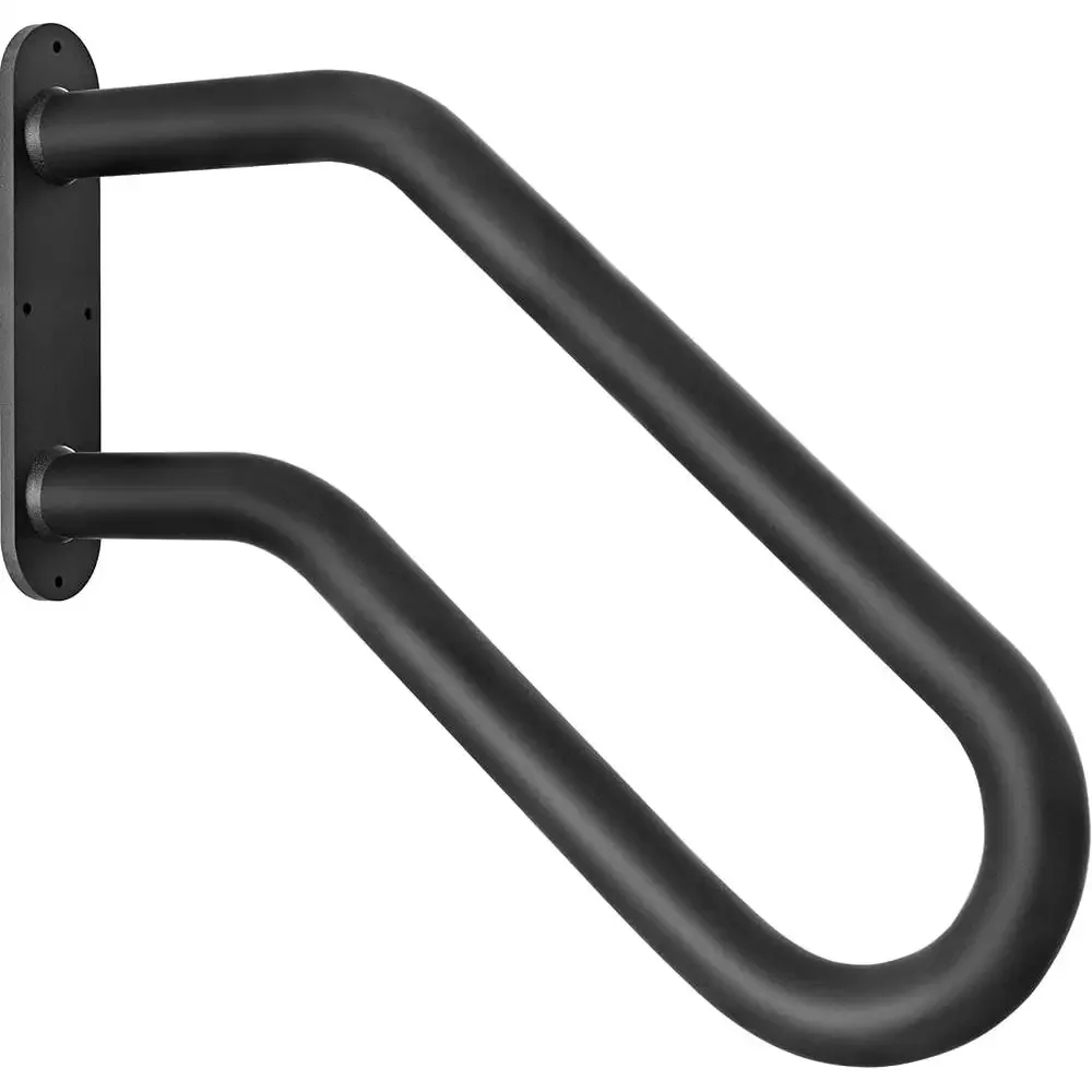 Robuste Outdoor-Handläufe, Treppengeländer, 1–3 Stufen, schmiedeeiserner U-förmiger Haltegriff, rutschfest, rostfrei, einfache Installation