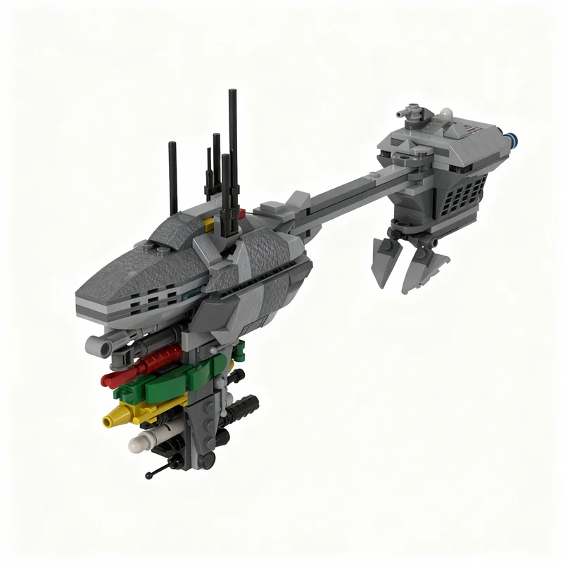 347PCS MOC Space Battle Nebulon B Frigate Class Model Technology DIY Creative Assembly Building Blocks Display Birthday Gift Set