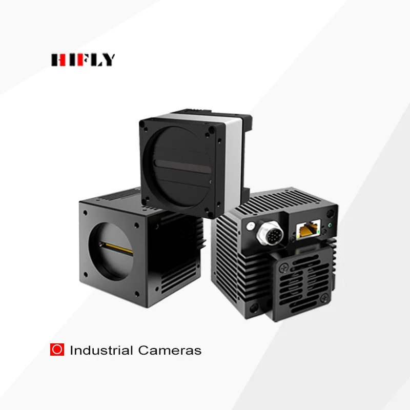 HIFLY 10GigE رؤية الآلة 50 كيلو هرتز 8K 8192x3 كاميرا مسح الخط الصناعي الملونة لمراقبة الأمن #6