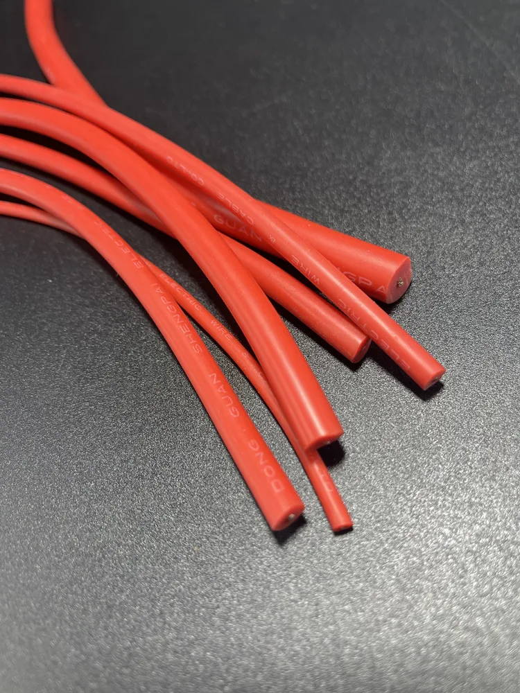 Imagem -06 - Fio de Ignição do Carro do Núcleo do Silicone Único Fio de Alta Tensão 20 18 17 15 13 11 9awg 5kv 10kv 15kv 25kv 30kv 40kv 10m
