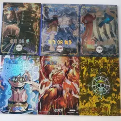 Anime One Piece Hancock Luffy Roronoa Zoro Sanji Ace Roger Game Collectible Card Toys for Children's Birthday Gifts