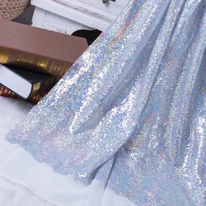 Genişlik 130x50cm pullu kumaş 3mm, parlak pembe, altın, gümüş parıltılı giysi kumaşı, sahne, parti, düğün, jquery, dekorasyon, dikiş Kumaş için en iyi 10 satış, paete dourado-no. 4