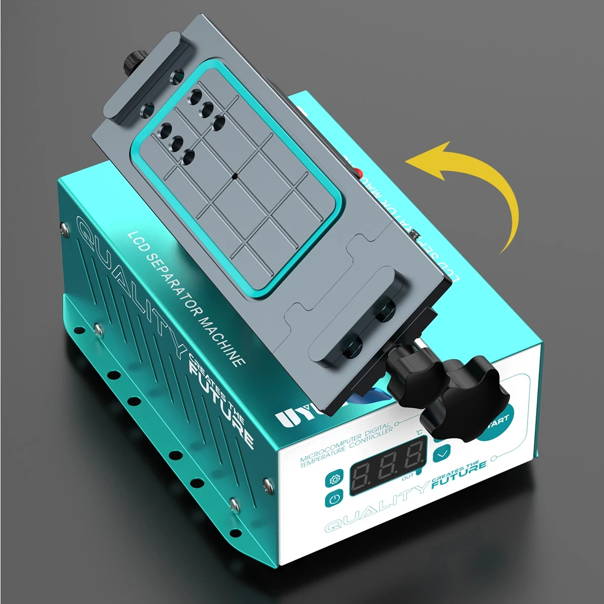 UYUE 958S-3 Сепаратор экрана 400 Вт с сильным всасыванием, 7-дюймовый инструмент для ремонта ЖК-дисплея 110 В 220 В