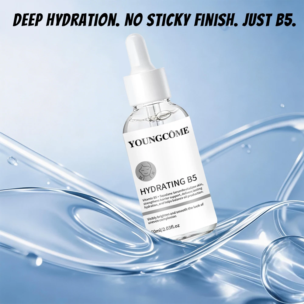 YOUNGCOME Hydrating B5 Serum with Vitamin B5 & Squalane Lasting Hydration Serum for Oil Control & Brighten skin for Dry Skin