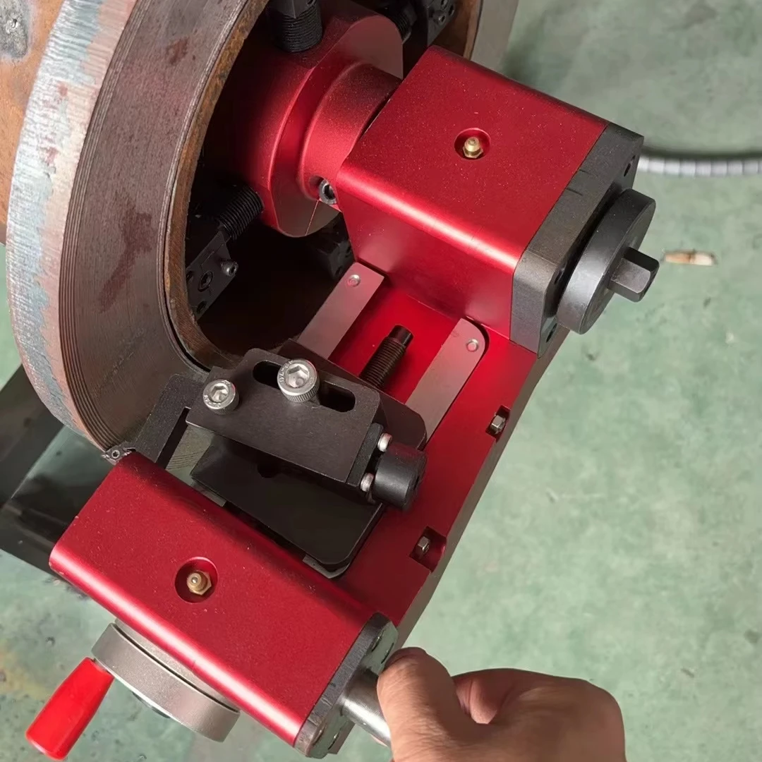 MFC-350 Portable Light Weight Small Manual Flange Facer Hand Power Flange Facing Machine 1.07