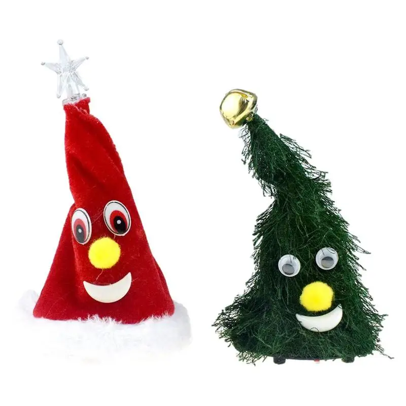 Dancing Christmas Tree Toy Electric Animated Decoration Toys Swing Novelty Funny Decoration Toys Festive Party Supplies For