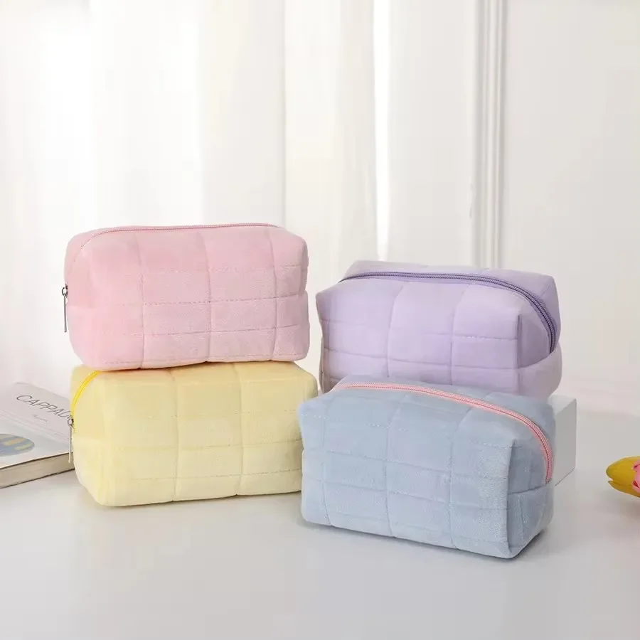 Simple Makeup Bag Pillow Pen Bag High Appearance Level WOMEN'S Large Capacity Pillow Bag Portable Storage cosmetic bags