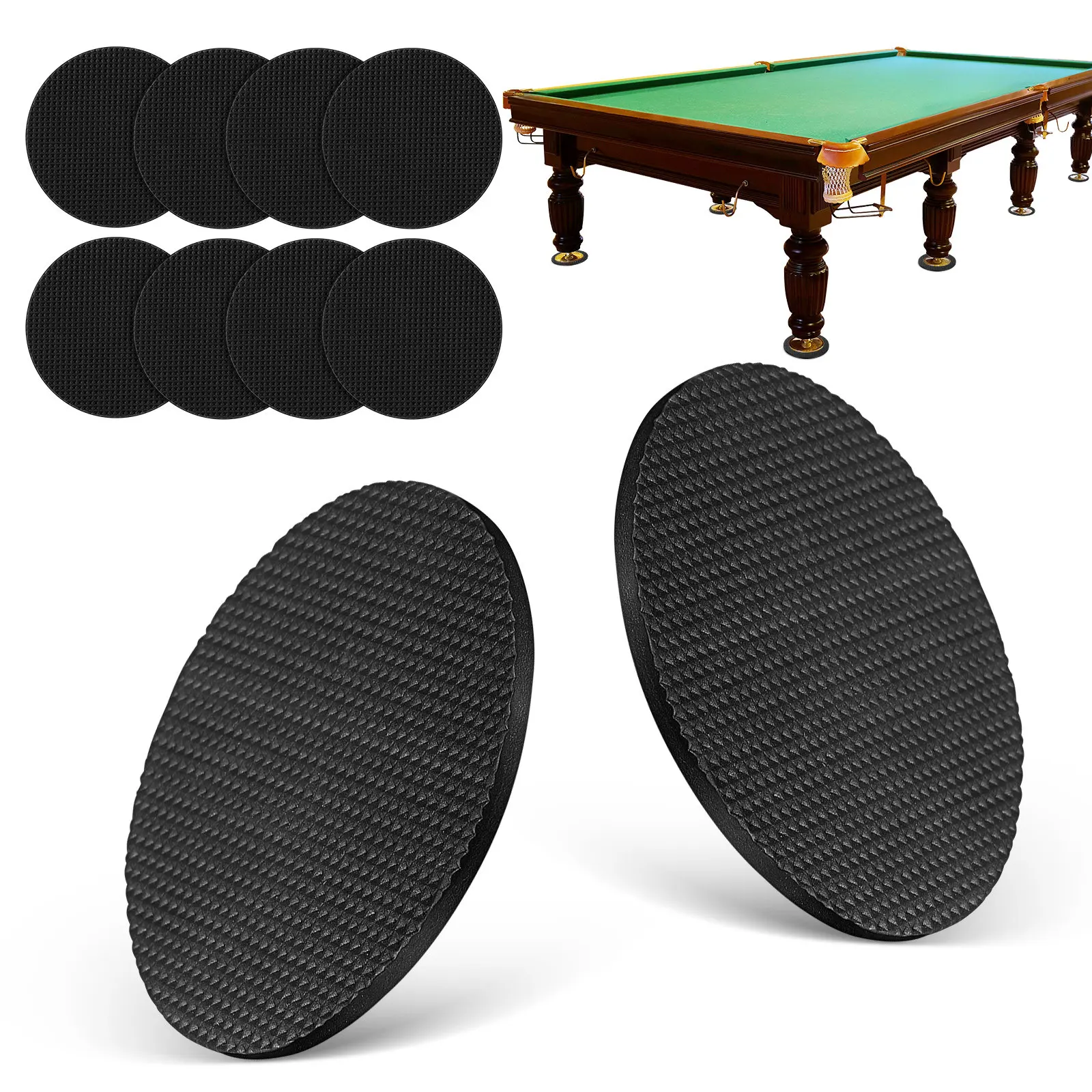 

Набор из 12 регулируемых накладок для ножек бильярдного стола, из ЭВА, для выравнивания, прочные, для регулировки высоты, для бильярдных столов, ящиков, шкафов
