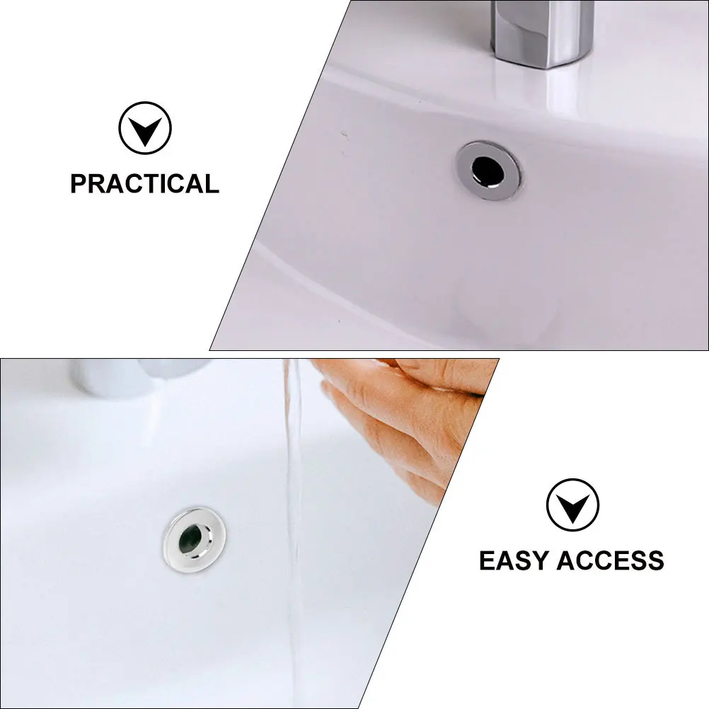 

4Pcs Sink Hole Ring Well Made Assured Quality Essential Items Bathroom Kitchen Sink Supplies Washing Basin Rings