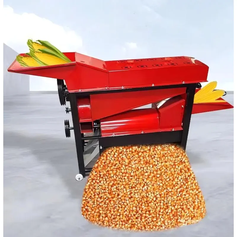

Birui Corn Thresher Sheller Maize Processing Machine High Productivity 2000Kg/H Capacity 380V/220V Steel Farm Use