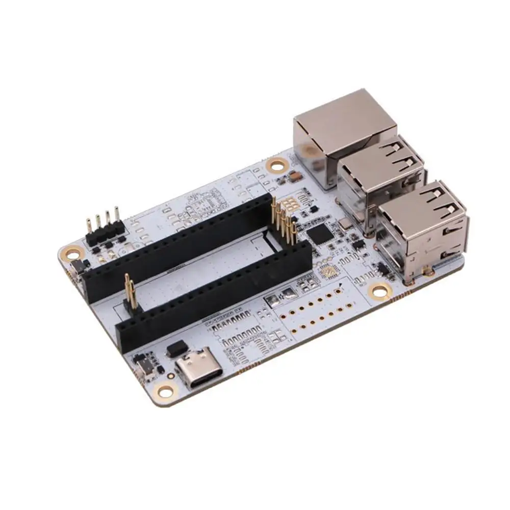 For Milk-V Expansion Board USB HUB Base Plate For Milk V Linux Board With RJ45 Ethernet USB HUB Adapter Board