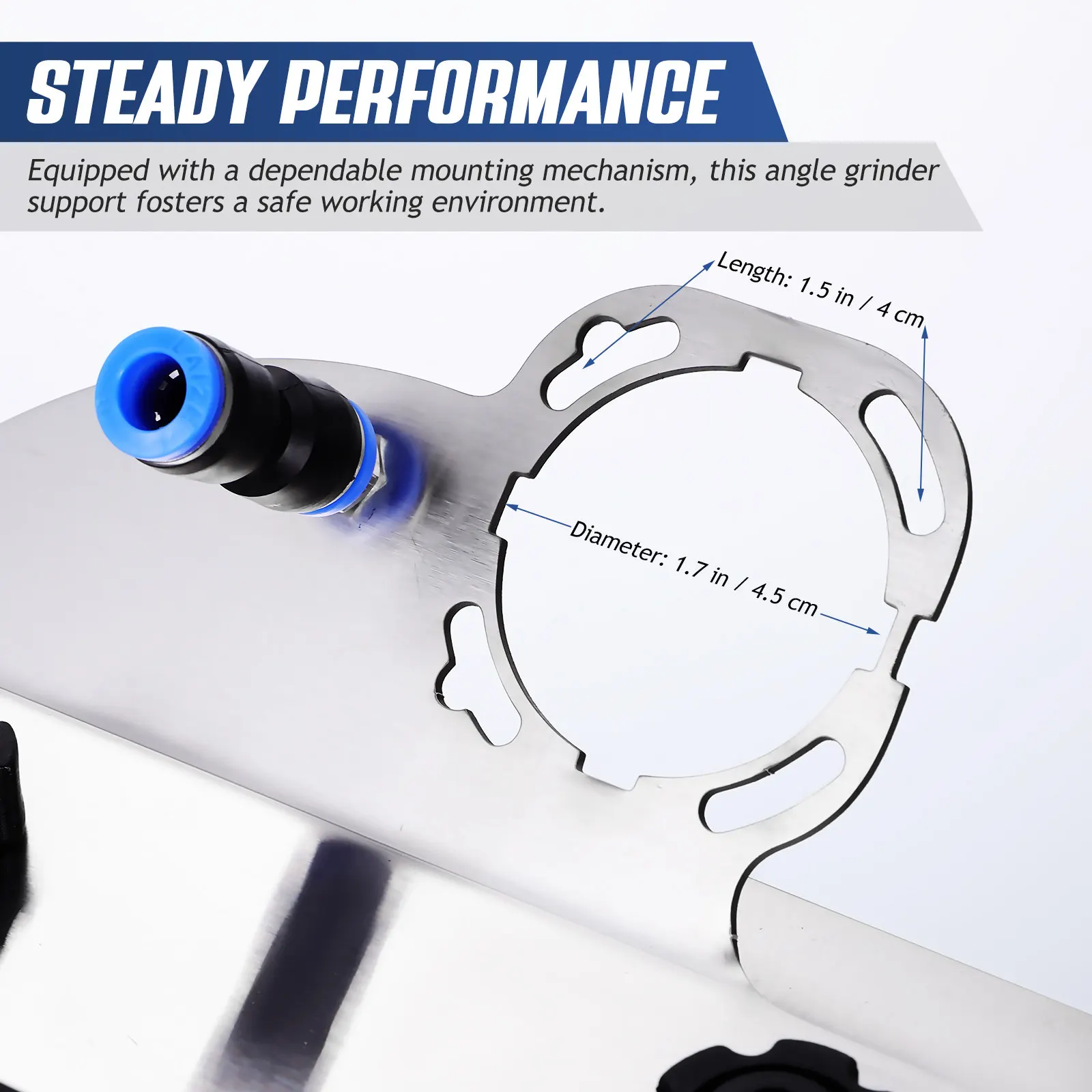 Angle Grinder Chamfering Stand Steel 45 Degree Tile Chamfering Fixing Tool Cutting Guide Chamfer Tool Attachment Holder