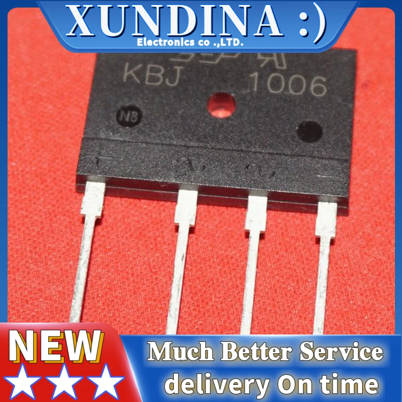 10PCS/LOT KBJ1006 KBJ1006G DIP8 new and original IC