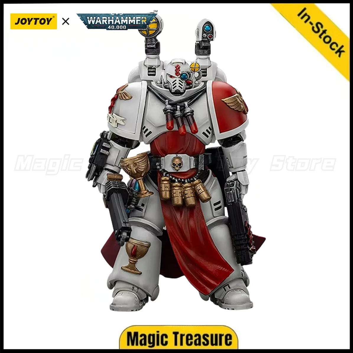 

【В наличии】 Фигурка JOYTOY 1/18 Warhammer 40K Blood Angels Sanguinary Priest с тяжелым болтом, пистолетом и Narthec