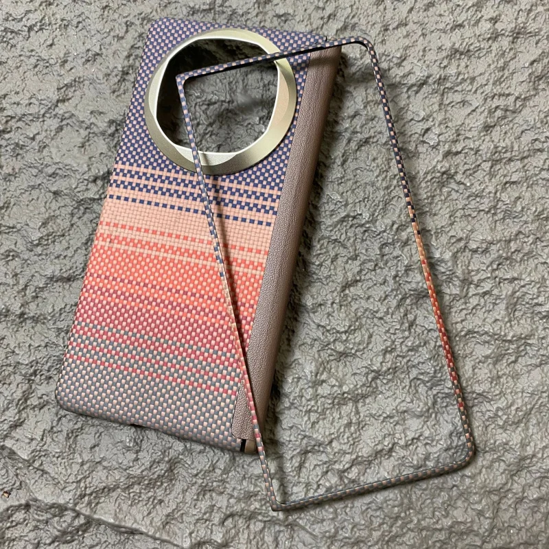

Kevlar Compatible with Huawei mate x6,Phone Case Center Column Protection Fiber Magnetic Ultra-thin Protective Cover