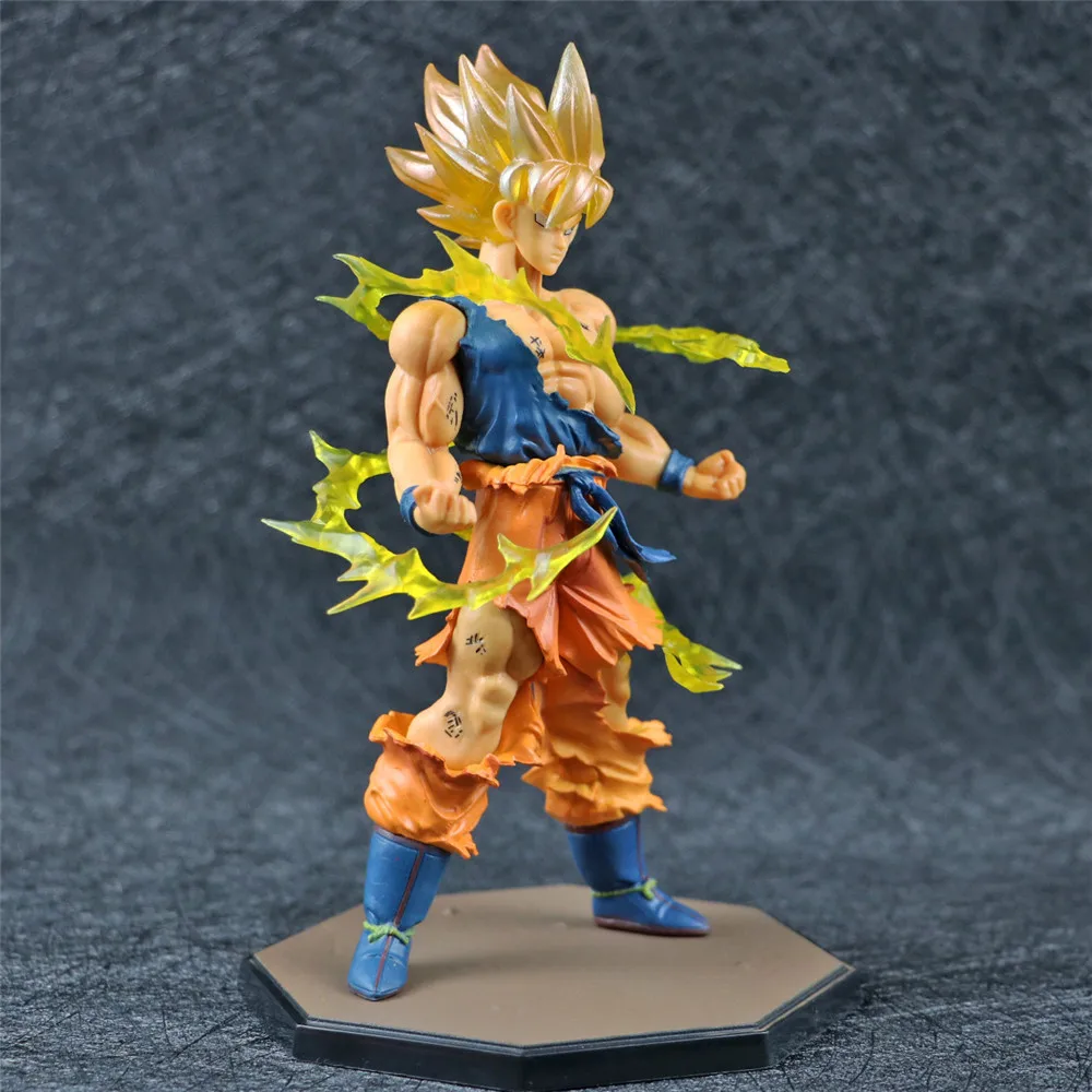 17cm Anime Dragon Ball Z Son Goku Super Saiyan Figure Goku DBZ PVC Action Figure Statue Collection Model Kids Toys Doll Gifts