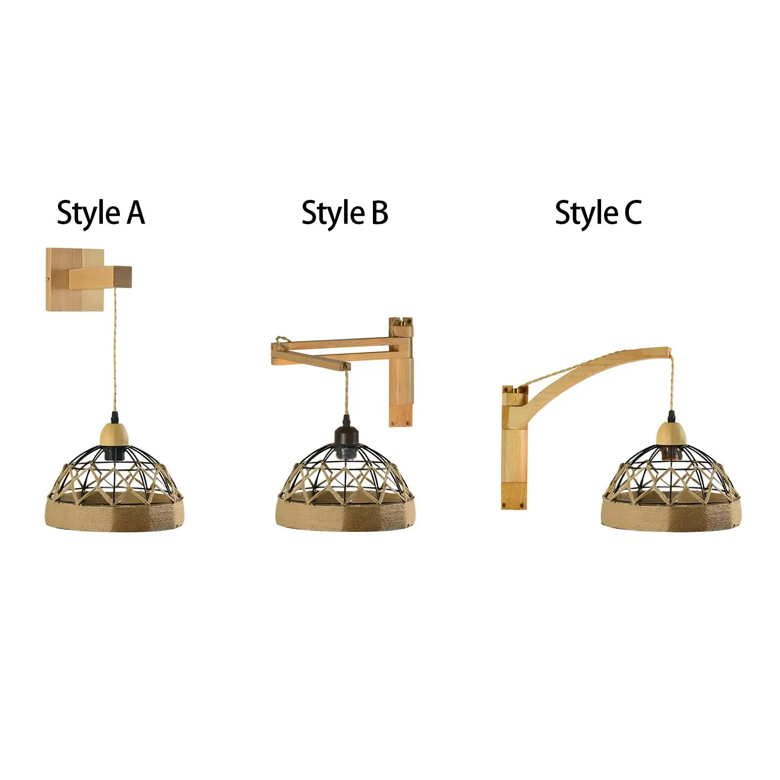 Wall Sconces Lighting Vintage Wall Decor E27 Base Wall Lamp Wall Mounted Lamp
