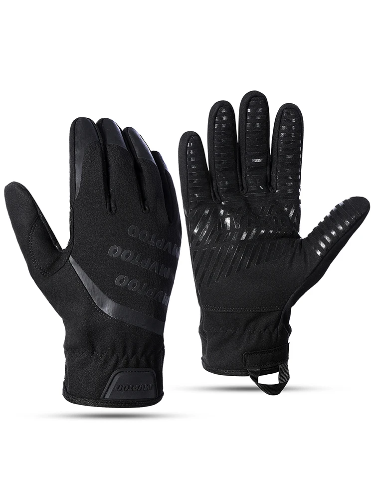 AliExpress GUMAO Winter Fleece Ski Gloves Touch Screen Cold-proof Splash-proof Non-slip Protective Gear Outdoor Sports Snowmobile Cycling Hiking