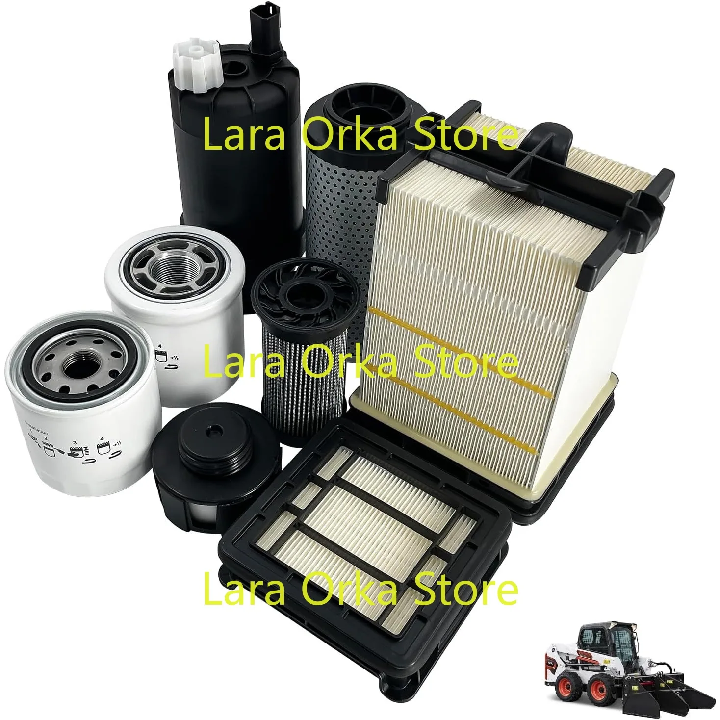 

7023589 7221934 7286322 6727475 6686926 7012303 6692337 7024037 Complete Maintenance Service Filter Kit 8 in 1 for Bobcat S450