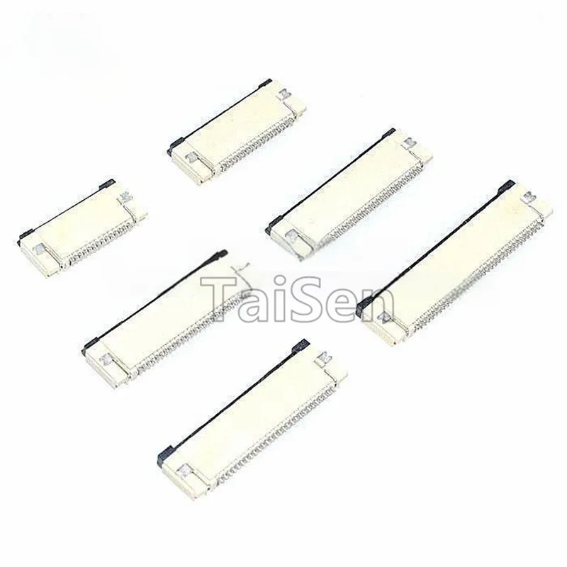 10PCS FPC Connector 0.5MM Pitch 40P Flip-Top Bottom Contact 8/10/14/20/24/26/28/30/45/50/54P