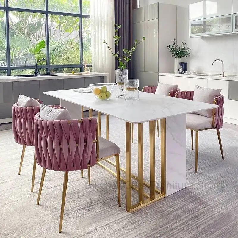 Rosa nórdico sofá cadeiras sala de estar relaxar design luxo veludo salões poltrona sala gamer móveis mq50cy