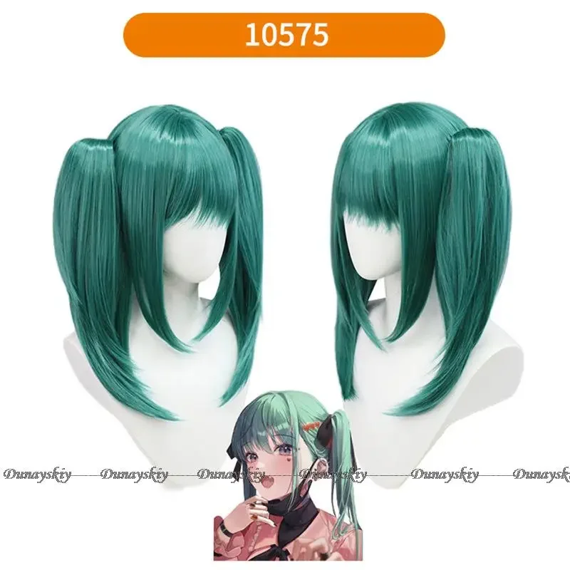 In Kous Mikuu Cosplay Pruik Black Rock Shooter Senbon Zakura Pruiken Lange Hittebestendige Synthetische Haarclip Paardenstaarten Pruiken