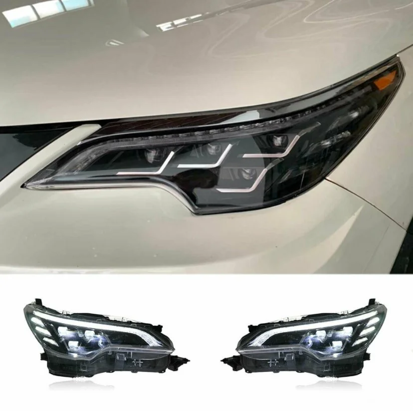 Full LED Head lamp Projector DRL Replace OEM Headlights For Toyota Fortuner 2020