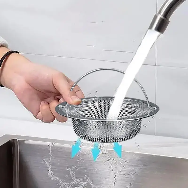 Kitchen Sink Strainer Drain waste catcher Sink Drain Basket hair trapper tool Sink Strainer Basket household accessories